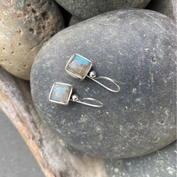 Sundance Jewelry - Sundance labradorite EARRINGS sterling silver gemstone birthstone stone gift gem